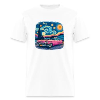 Pink cadillac - Men's T-Shirt - white - Front - Jose (178cm)