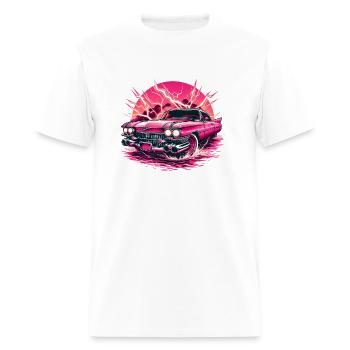 Pink cadillac - Men's T-Shirt - white - Front - Jose (178cm)