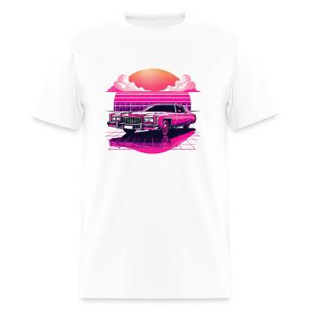 Pink cadillac - Men's T-Shirt - white - Front - Jose (178cm)