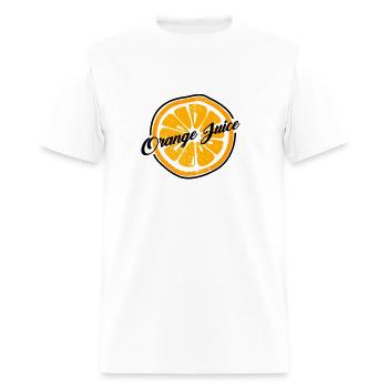 Orange Juice - Men's T-Shirt - white - Front - Jose (178cm)