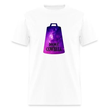 more cowbell galaxy - Men's T-Shirt - white - Front - Jose (178cm)