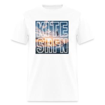 Kite Surfing - Men's T-Shirt - white - Front - Jose (178cm)