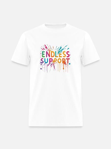 support - Men's T-Shirt - white