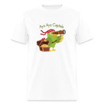 Parrot - Men's T-Shirt - white - Front - Jose (178cm)
