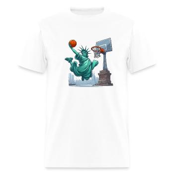 basket liberty - Men's T-Shirt - white - Front - Jose (178cm)