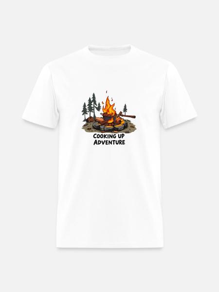 Campfire Cooking - Men's T-Shirt - white