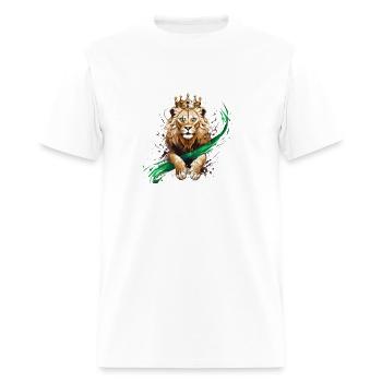Brave Lion - Men's T-Shirt - white - Front - Jose (178cm)