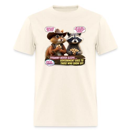 Freedom Squirrel and Raccoon - Men's T-Shirt