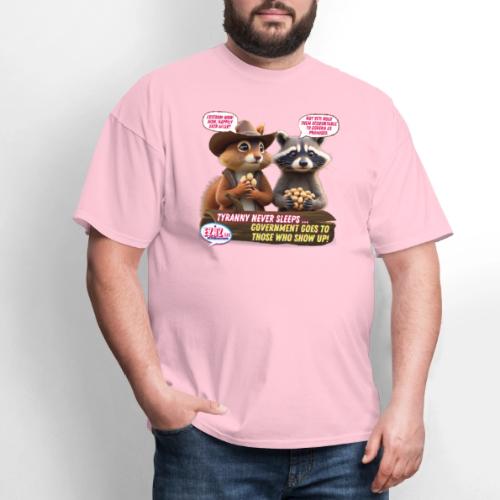 Freedom Squirrel and Raccoon - Men's T-Shirt