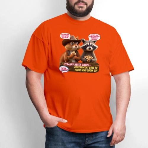 Freedom Squirrel and Raccoon - Men's T-Shirt