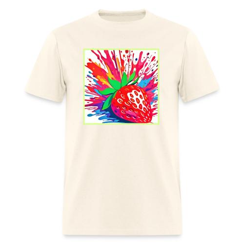 Splatter Strawberry Splash - Men's T-Shirt