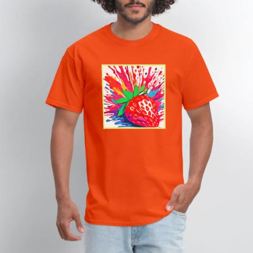 Splatter Strawberry Splash - Men's T-Shirt
