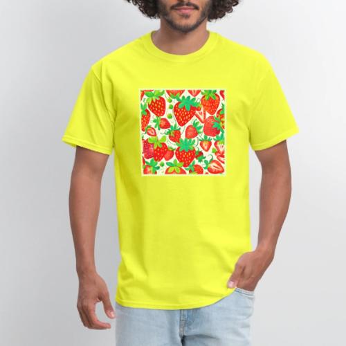 Strawberry Swirl Pattern - Men's T-Shirt