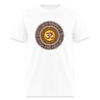 Aum or Om - Men's T-Shirt - white - Front - Jose (178cm)