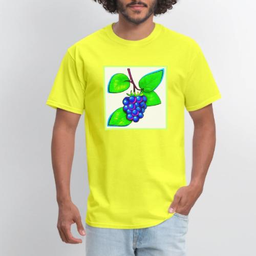 Vibrant Blueberry Pop Art - Men's T-Shirt