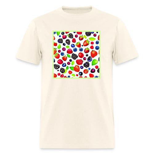 Berry Burst: Fruity Pattern - Men's T-Shirt