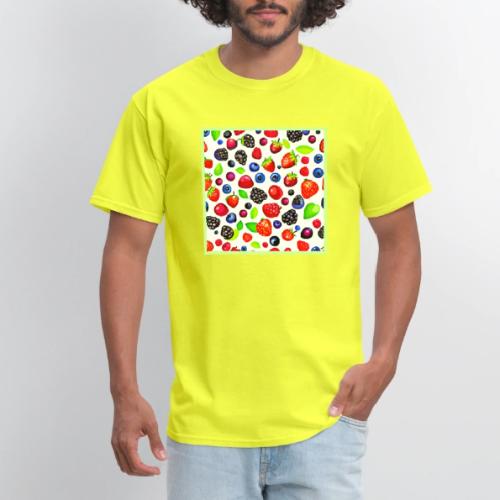 Berry Burst: Fruity Pattern - Men's T-Shirt