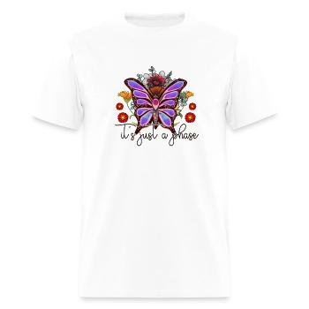 Rms0074 10 Its Just A Phase - Men's T-Shirt - white - Front - Jose (178cm)