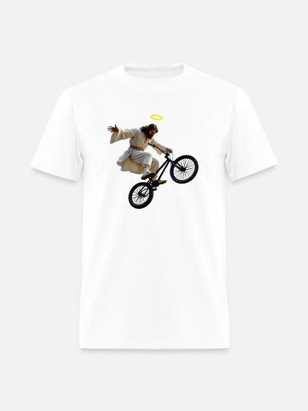 BMX Jesus - Men's T-Shirt - white