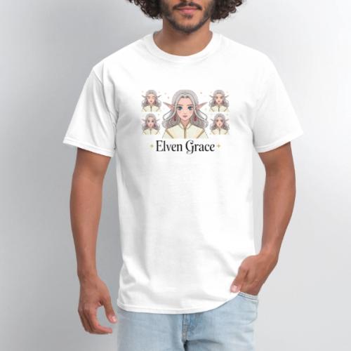 Elven Grace Fantasy Elf Maiden Graphic Magic - Men's T-Shirt