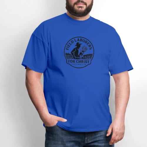 Field Labor Matt 9 37 Big background - Men's T-Shirt