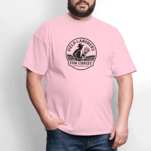 Field Labor Matt 9 37 Big background - Men's T-Shirt