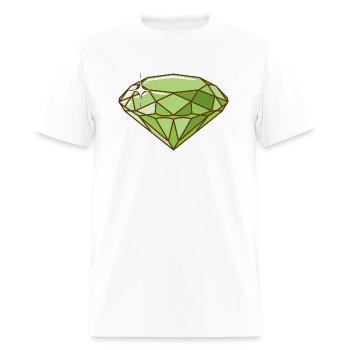 Diamond, Sparkle, , diamond, jewel, tattoo - Men's T-Shirt - white - Front - Jose (178cm)