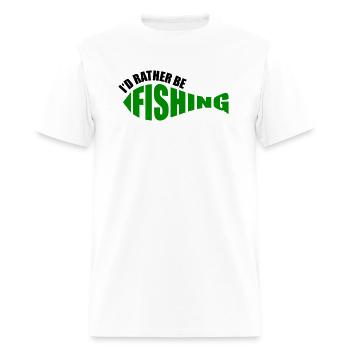 fishing - Men's T-Shirt - white - Front - Jose (178cm)