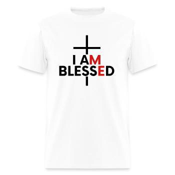 I'm Blessed Me - Men's T-Shirt - white - Front - Jose (178cm)