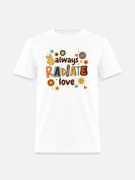 Always Radiate Love - Men's T-Shirt - white