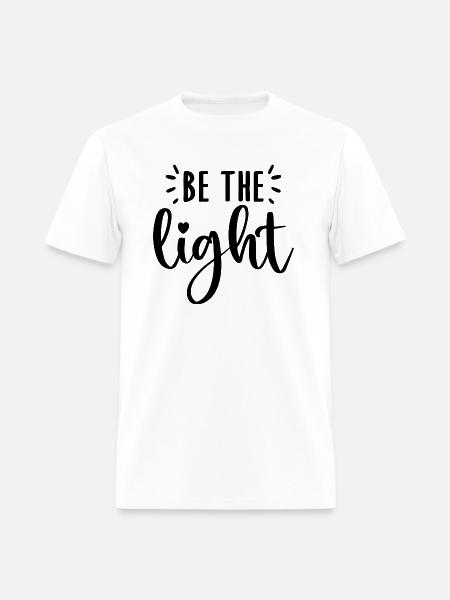 Be The Light - Men's T-Shirt - white