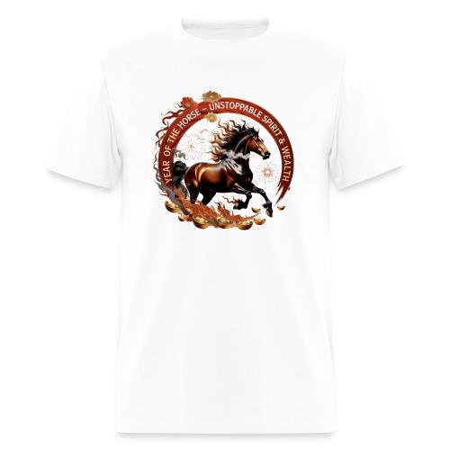 Year of the Horse Fiery Spirit T Shirt, Lunar New - Men's T-Shirt