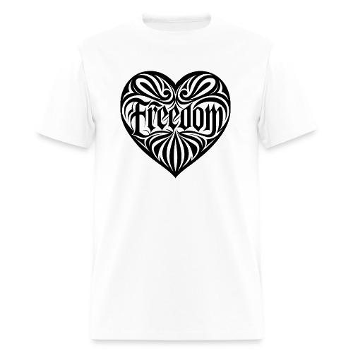 FREEDOM in Heart - Men's T-Shirt