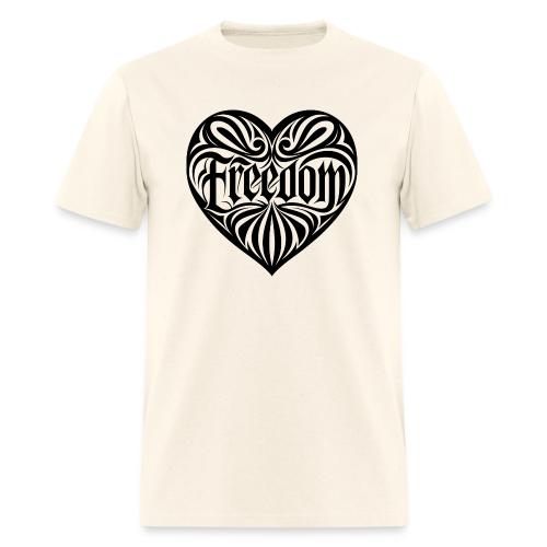 FREEDOM in Heart - Men's T-Shirt