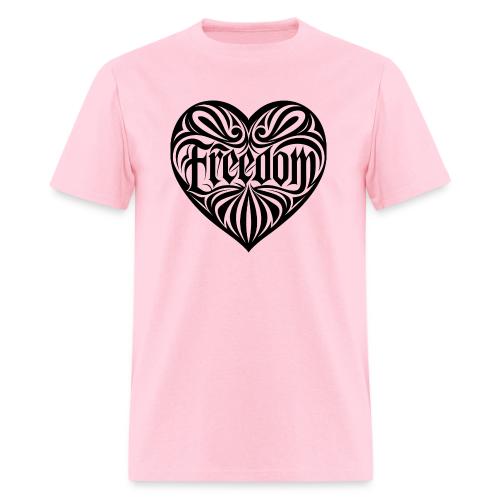 FREEDOM in Heart - Men's T-Shirt