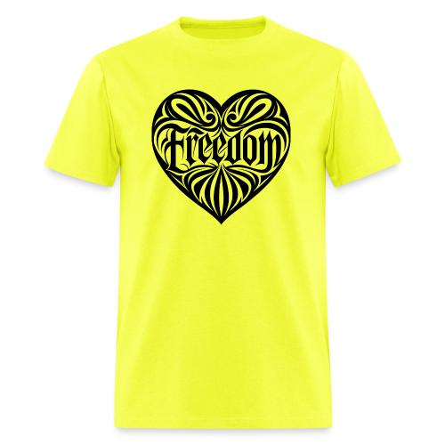 FREEDOM in Heart - Men's T-Shirt