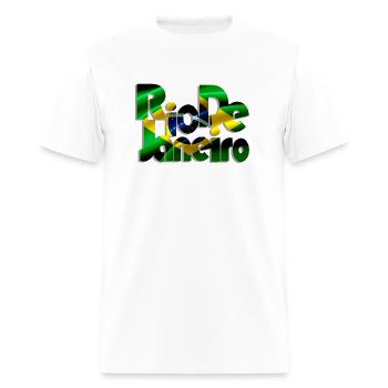 rio de jenero - Men's T-Shirt - white - Front - Jose (178cm)