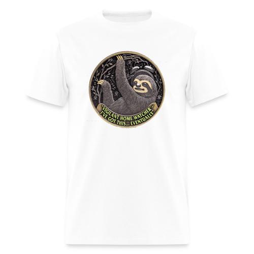 Sloth Home Watcher T Shirt - Men's T-Shirt