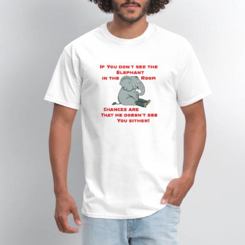 Elephant in the Room Meme - Men's T-Shirt