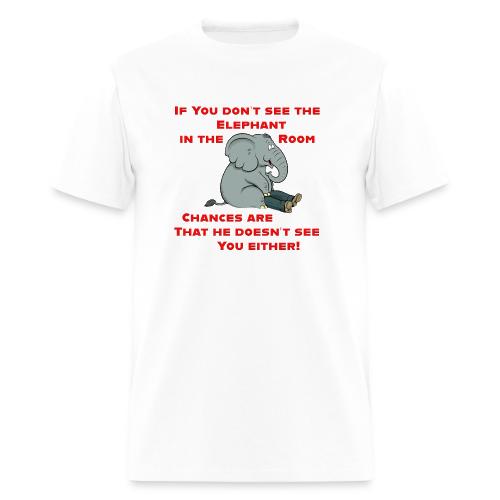 Elephant in the Room Meme - Men's T-Shirt