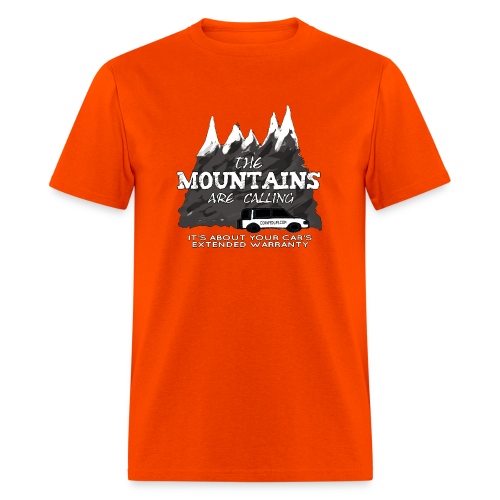 The Mountains Are Calling. Extended Warranty. - Men's T-Shirt