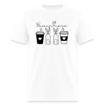 Basenji Mama Dog Lover Basenji Owner Basenji Mom - Men's T-Shirt - white - Front - Jose (178cm)