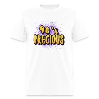 90 precious - Men's T-Shirt - white - Front - Jose (178cm)
