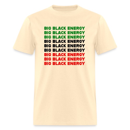 Big Black Energy Stack - Men's T-Shirt