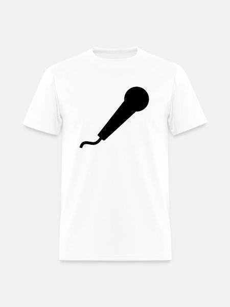 Microphone - Men's T-Shirt - white