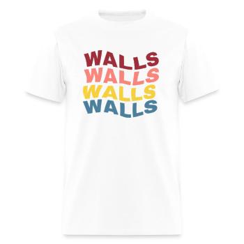 WALLS - Men's T-Shirt - white - Front - Jose (178cm)