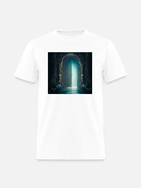 Secret gate - Men's T-Shirt - white