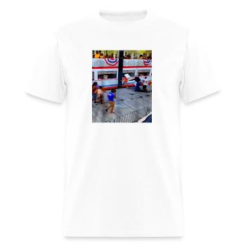 fight in montgomery alabam funny - Men's T-Shirt - white - Front - Jose (178cm)