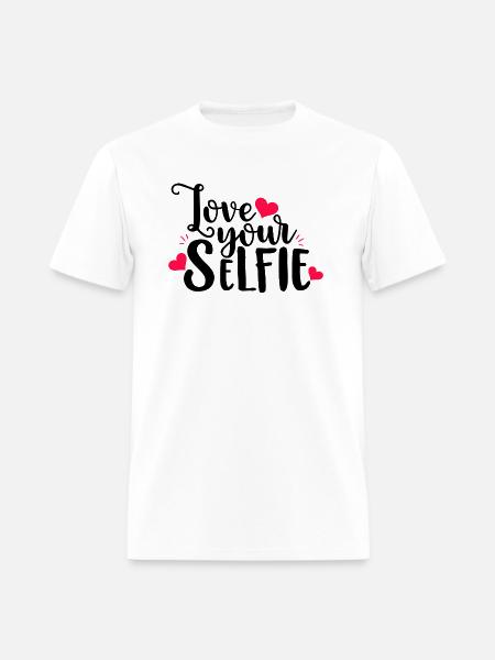 Love Your Selfie - Men's T-Shirt - white