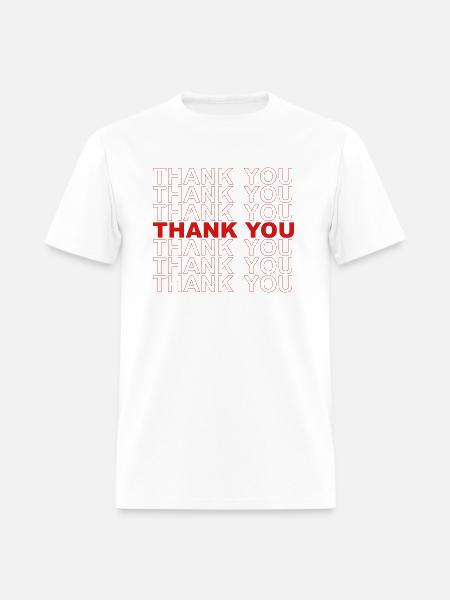 Thank you - Men's T-Shirt - white